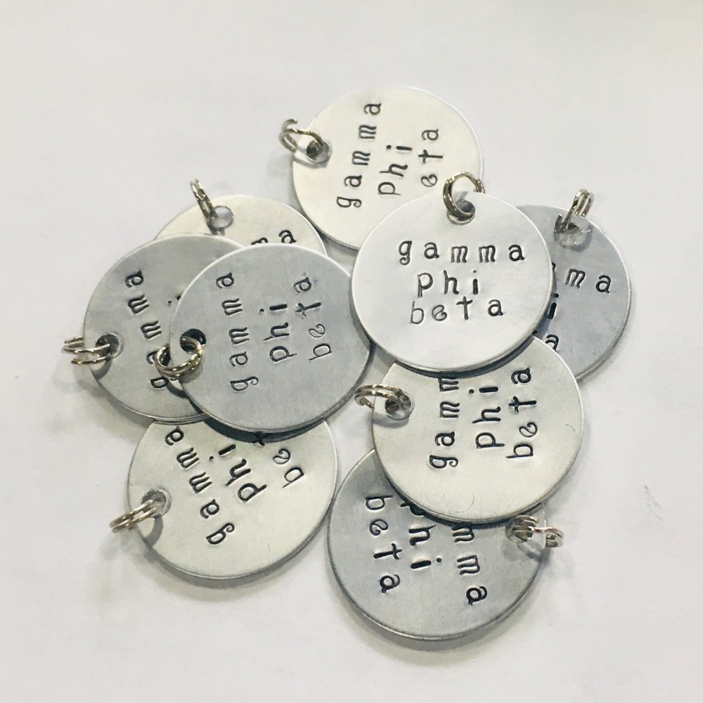 9 Sorority Gamma Phi Beta GPB Charms bulk lot